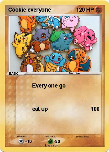 Pokemon Cookie everyone