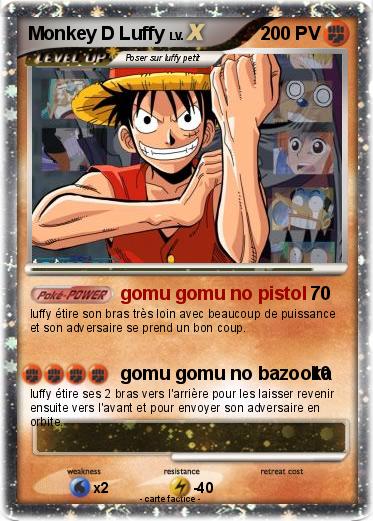 Pokemon Monkey D Luffy