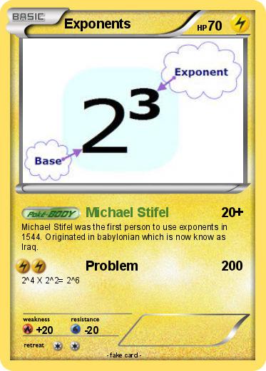 Pokemon Exponents