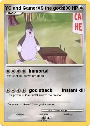Pokemon YC and GamerXS the gods
