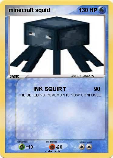 Pokemon minecraft squid