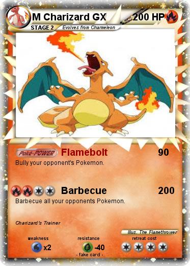 Pokemon M Charizard GX