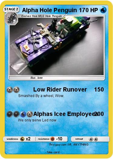 Pokemon Alpha Hole Penguin