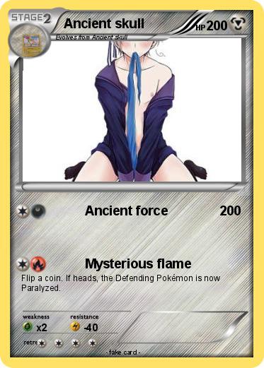 Pokemon Ancient skull