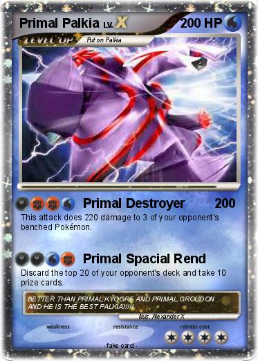 Pokemon Primal Palkia