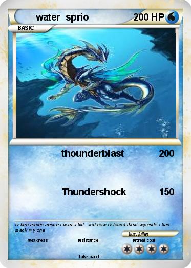 Pokemon water  sprio