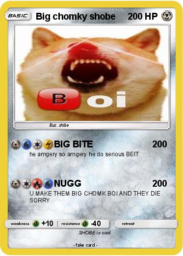 Pokemon Big chomky shobe