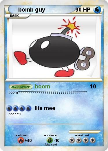 Pokemon bomb guy