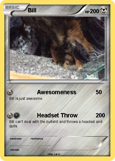 Pokemon Bill
