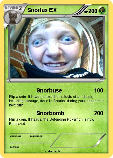 Pokemon Snorlax EX