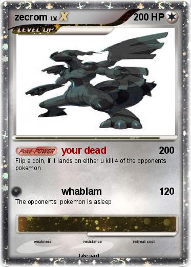 Pokemon zecrom