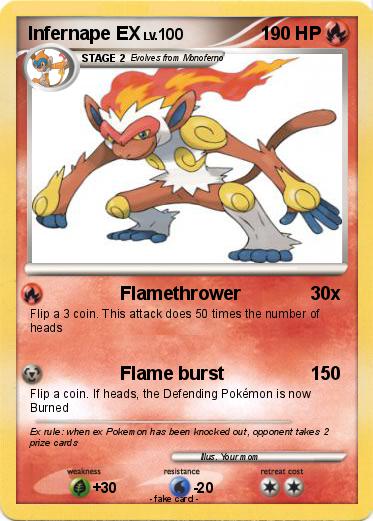 Pokemon Infernape EX