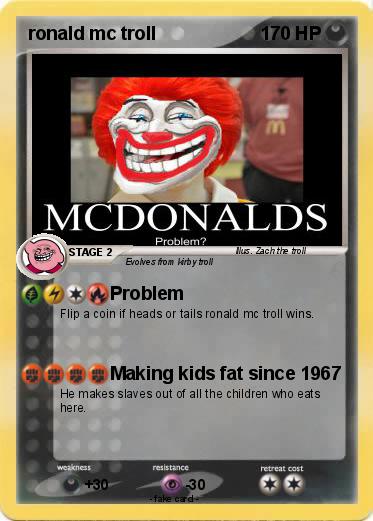 Pokemon ronald mc troll