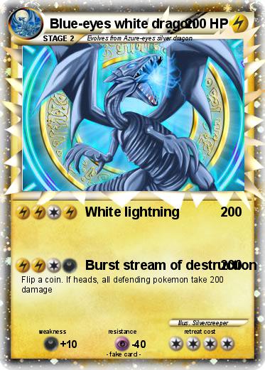 Pokemon Blue-eyes white dragon