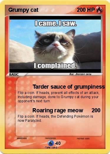 Pokemon Grumpy cat