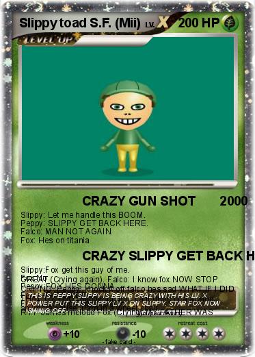 Pokemon Slippy toad S.F. (Mii)