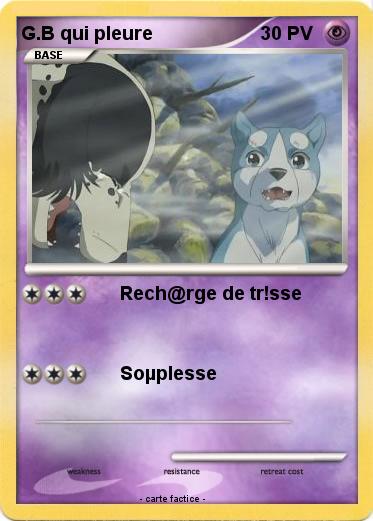 Pokemon G.B qui pleure