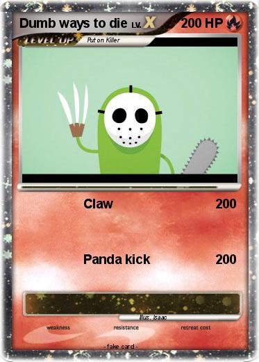 Pokemon Dumb ways to die