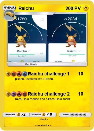 Pokemon Raichu