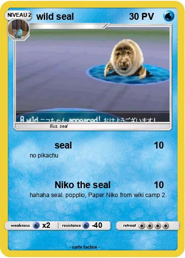 Pokemon wild seal
