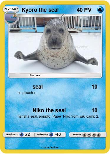 Pokemon Kyoro the seal