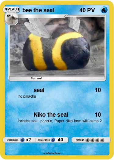 Pokemon bee the seal
