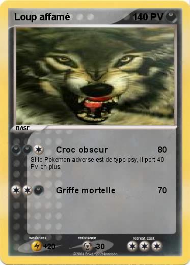 Pokemon Loup affamé