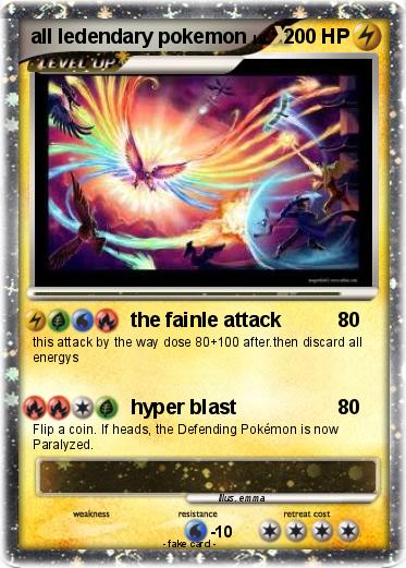 Pokemon all ledendary pokemon