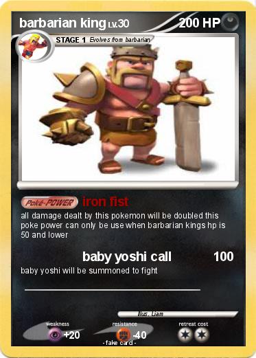 Pokemon barbarian king