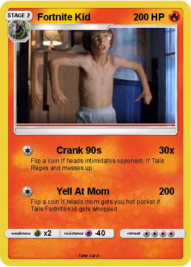 Pokemon Fortnite Kid