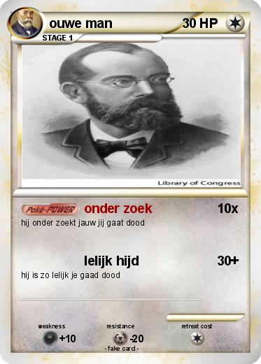 Pokemon ouwe man
