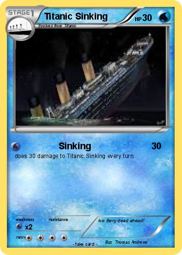 Pokemon Titanic Sinking