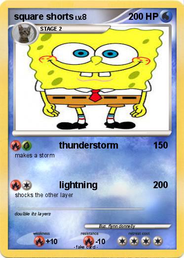 Pokemon square shorts