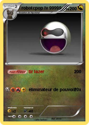 Pokemon robotcpop lv 99999