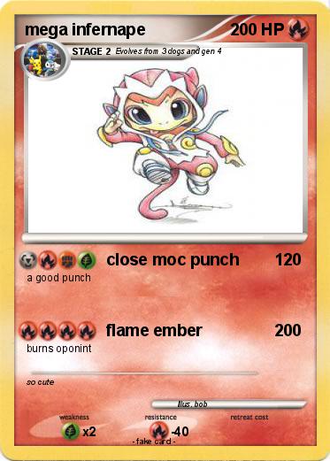 Pokemon mega infernape