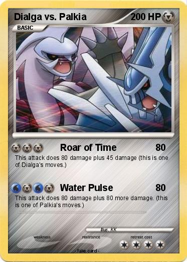 Pokemon Dialga vs. Palkia