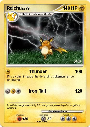 Pokemon Raichu