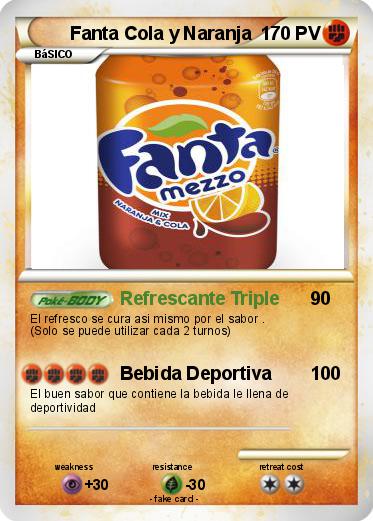 Pokemon Fanta Cola y Naranja