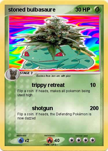 Pokemon stoned bulbasaure