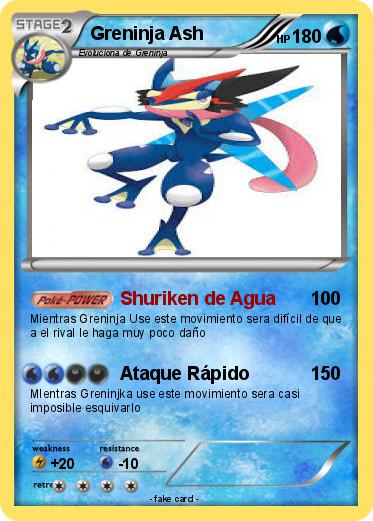 Pokemon Greninja Ash