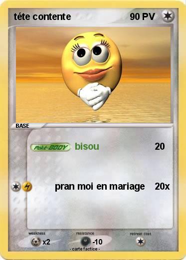 Pokemon téte contente