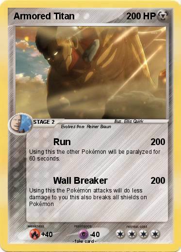 Pokemon Armored Titan