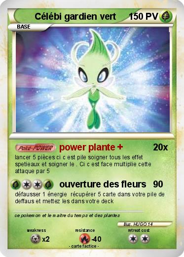 Pokemon Célébi gardien vert