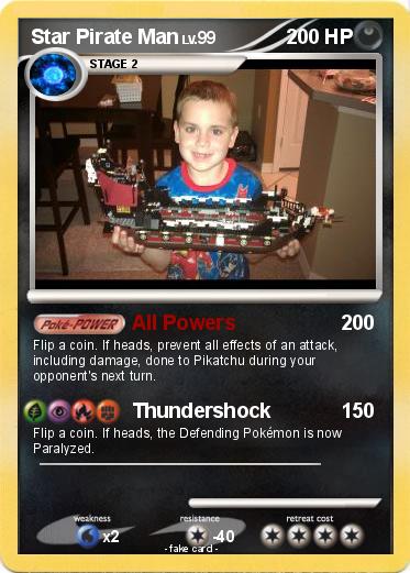 Pokemon Star Pirate Man