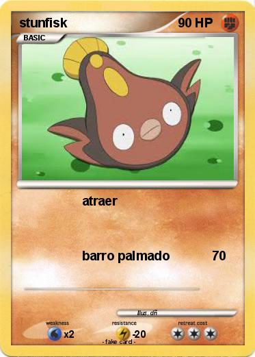 Pokemon stunfisk