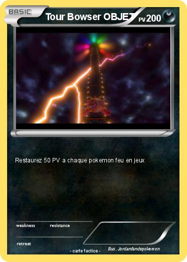 Pokemon Tour Bowser OBJET