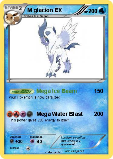 Pokemon M glacion EX