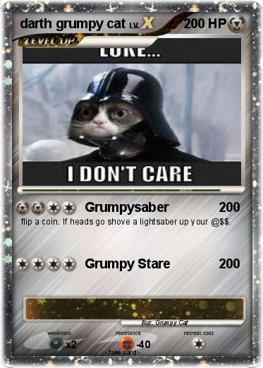 Pokemon darth grumpy cat