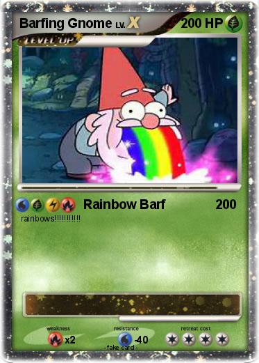 Pokemon Barfing Gnome