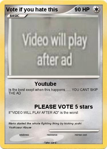 Pokemon Vote if you hate this